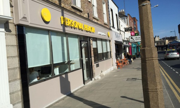 built up fascia signs built in Cuspal created for Personal Health from the front