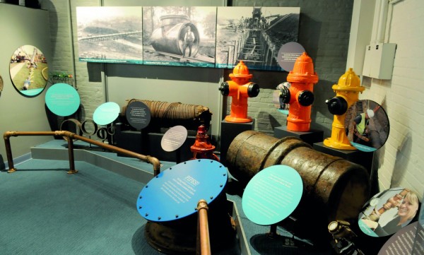 Chromaluxe Panles used to display information in a museum