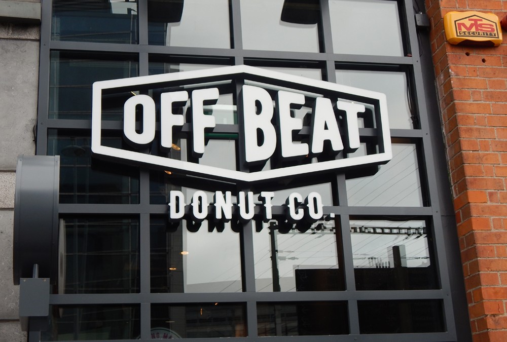 Offbeat Donuts Signage Project
