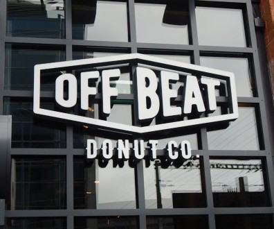 Offbeat Donuts Signage Project