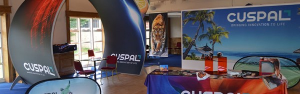 Trade Show that Cuspal Hosted showing all of the new fabric printing solutions available
