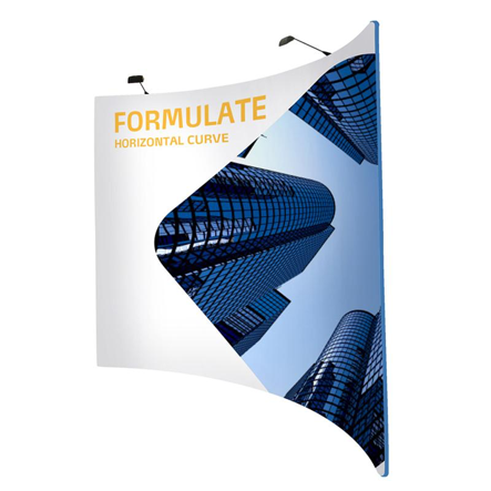 Sample Formulate dye sublimated fabric stand freestanding